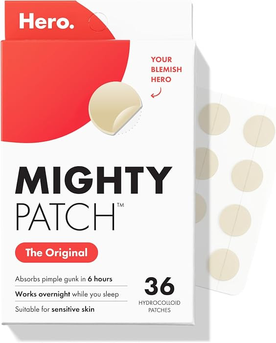#1 Hydrocolloid Acne Patches, Shrinking Zits & Whiteheads in 1 Use, Spot Treatment, Pimple Sticke... | Amazon (US)
