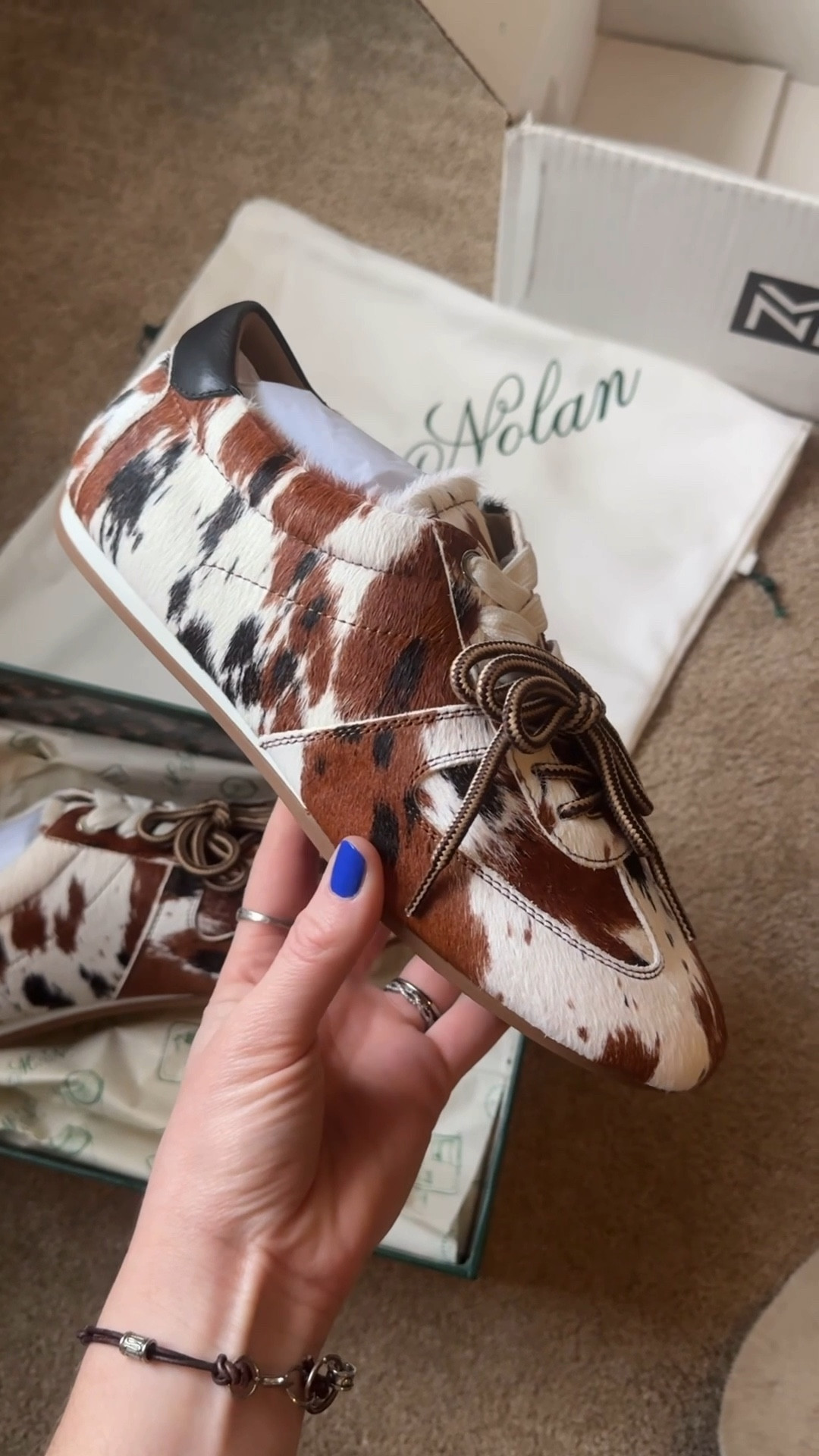 These shoes are so so beautiful 🖤 I’ve always been inspired by western fashion and it definitely has an influence when it comes to my style choices

I will always say that shoes can make the biggest difference when it comes to your outfit. These cow Hyde sneakers are the perfect additions to my elevated casual outfits, bringing in so much personality and beauty.

Marc Nolan has so many beautiful styles in their women’s collection. I’ve linked these as well as all my favorites from them 🖤 check them out and make sure you read their sizing guide on the product page

#LTKShoes #ad #LTKFav

#LTKShoeCrush #LTKStyleTip