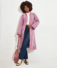 Luna Embroidered Boutique Kimono | Joe Browns