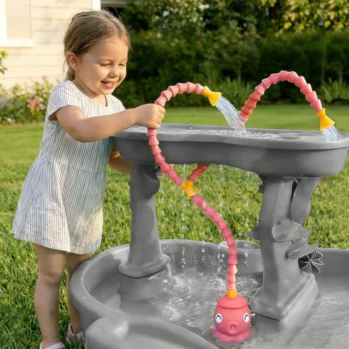 Aacabo Rechargeable Water Table Pump with Huge Water Output,Water Flow Rate up to 8L/min (2.11 GPM),Kids Sand Water Play Pump,Octopus-Shaped Design,Suitable for Most Water Table on the Market | Amazon (US)