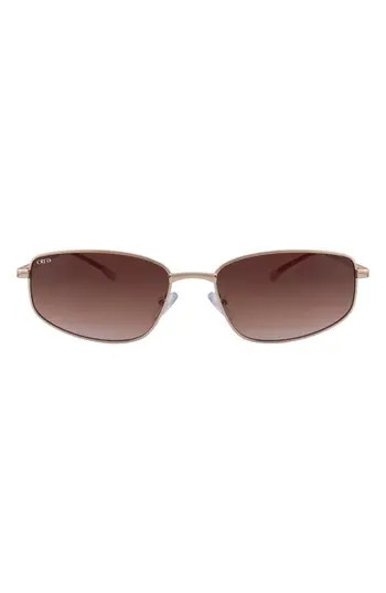 OTRA EYEWEAR Willow Rectangular Sunglasses in Gold/Brown To Pink Fade at Nordstrom Rack | Nordstrom Rack