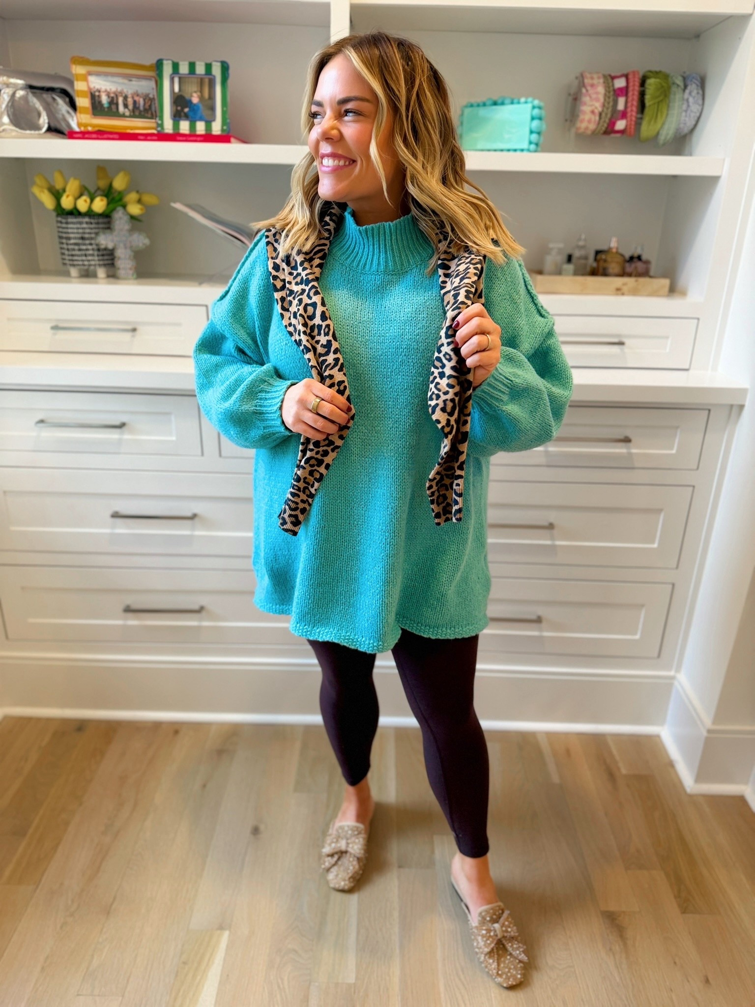 fall fashion, cozy sweaters, comfy chic, leggings, leopard, trendy outfit, cozy casual outfit 

#LTKootd #LTKSeasonal