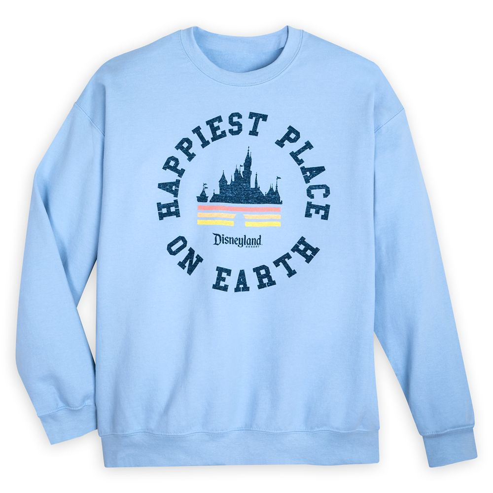 Disneyland ''Happiest Place on Earth'' Sweatshirt for Adults | Disney Store