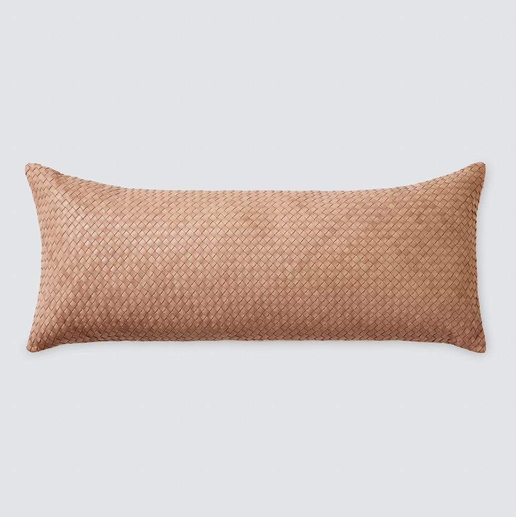 Dhara Leather Lumbar Pillow | The Citizenry
