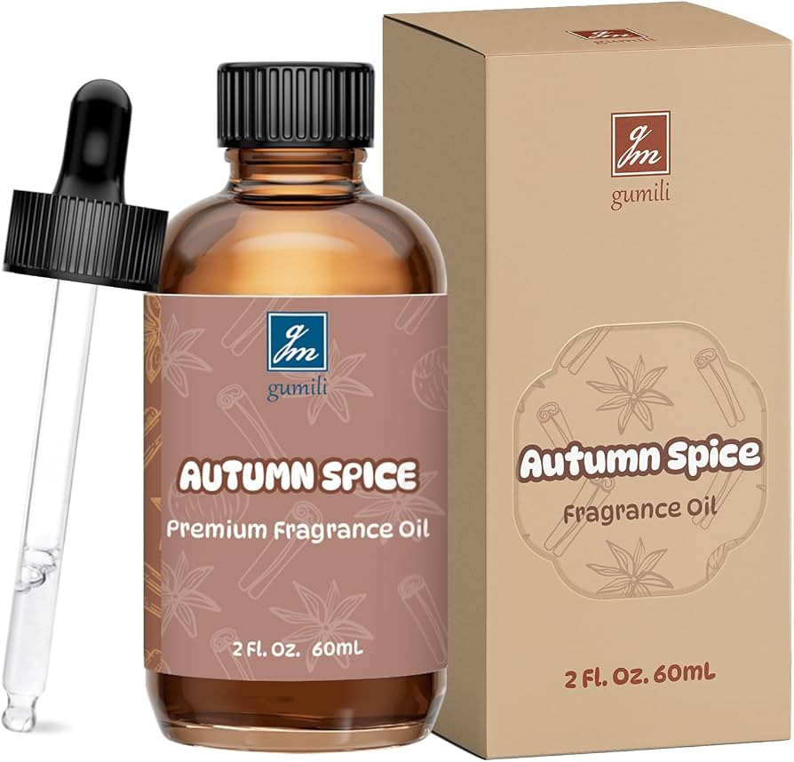 GM Gumili Autumn Spice Fragrance Oil 2 Oz, Natural Scent Oil for Home Essential Oils Diffuser, Ca... | Amazon (US)
