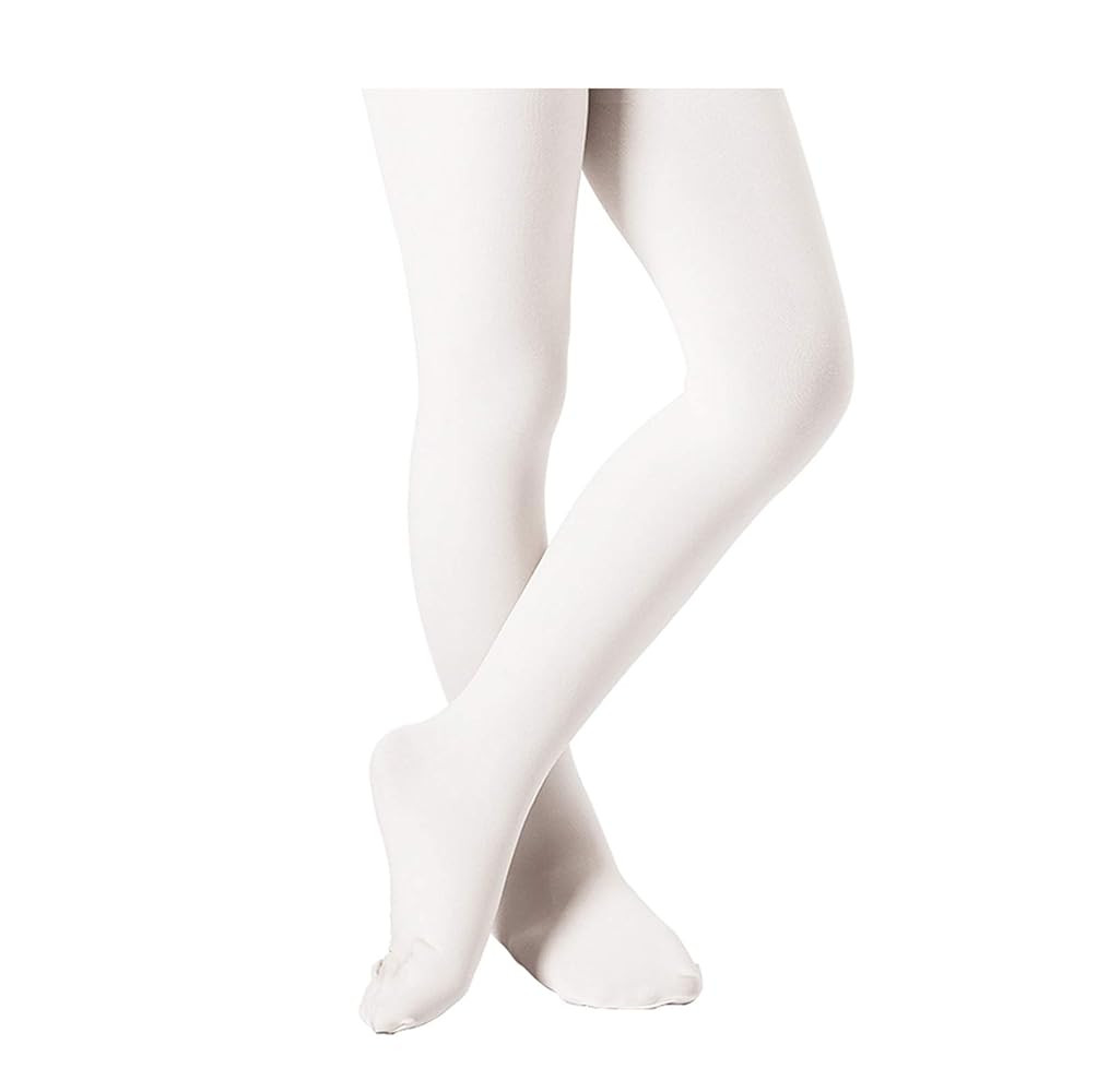 DIPUG Ballet Tights for Girls - Thick Soft Footed Dance Tights for Toddlers and Kids | Amazon (US)