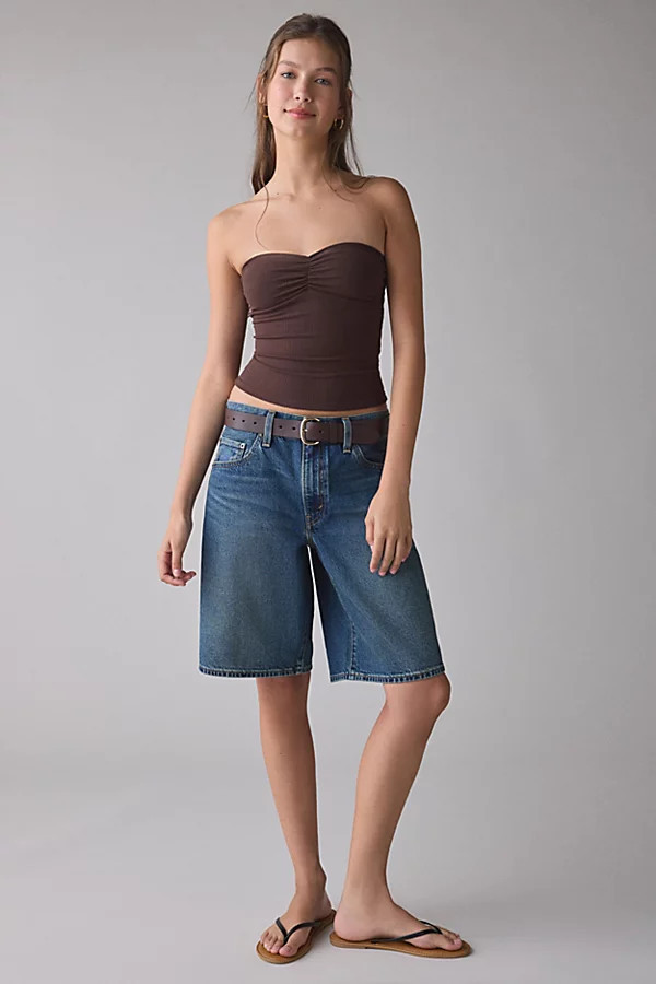 Levi's Baggy Dad Jort in Hinged Heart, Women's at Urban Outfitters | Urban Outfitters (US and RoW)