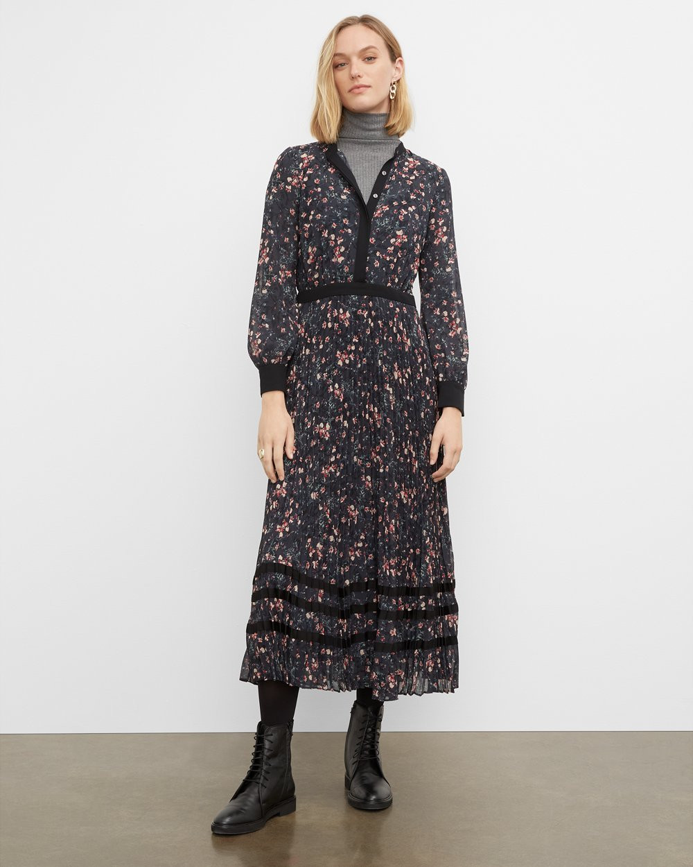 Pleated Shirt Dress | Club Monaco (Global)