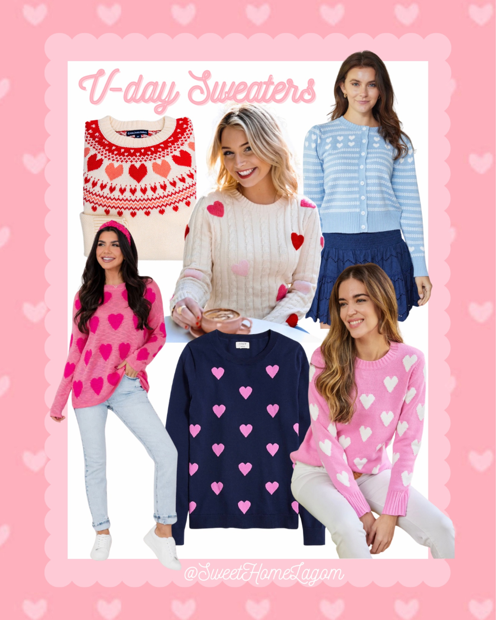 Does anyone else have an outfit for each holiday or just me? 😆 I’d wear any of these heart sweaters all year though, not just on Valentine’s Day!

#LTKSeasonal #LTKfindsunder50 #LTKstyletip