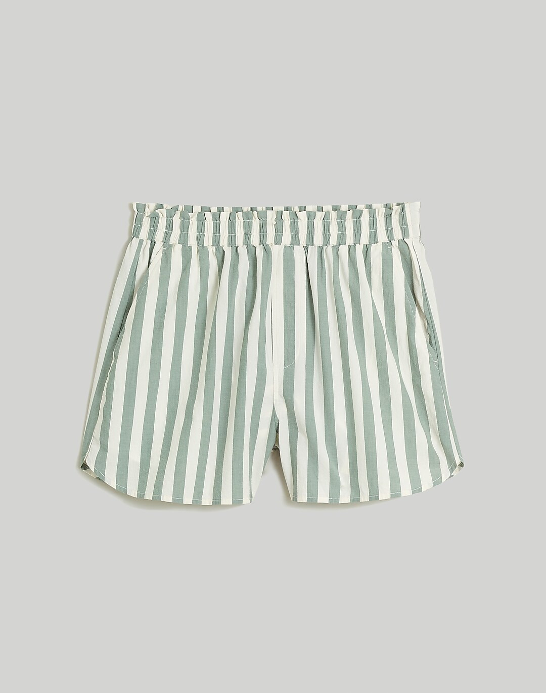 Pull-On Shorts in Striped Signature Poplin | Madewell