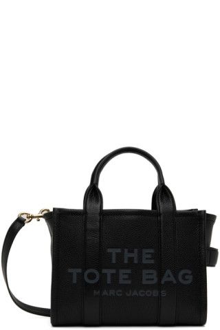 Black 'The Leather Small Tote Bag' Tote | SSENSE