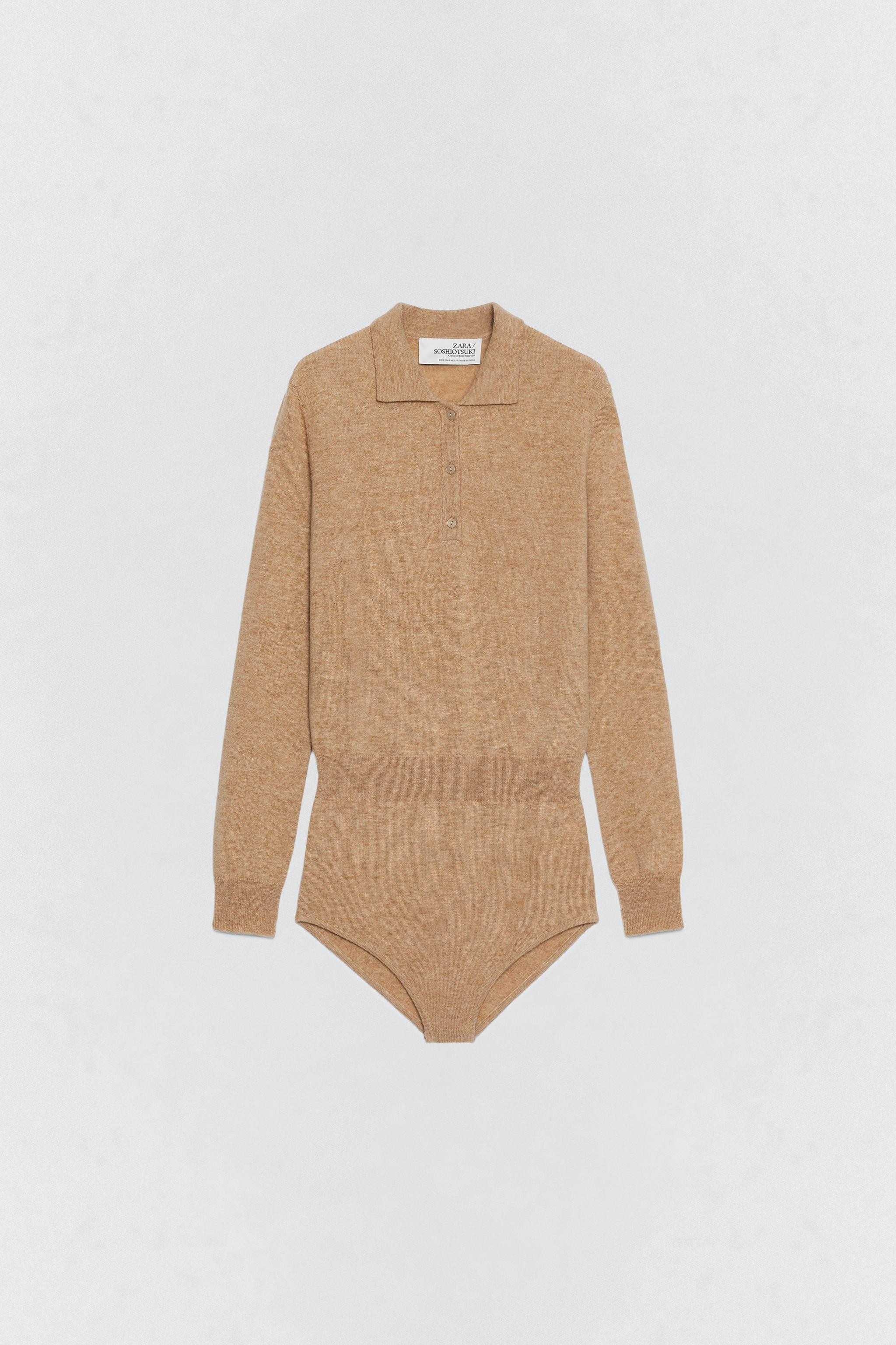 WOOL POLO NECK BODYSUIT SOSHIOTSUKI X ZARA | Zara UK