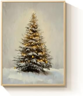 Dytila Vintage Christmas Home Decor, Pine Tree Posters Navidad Decorations, Winter Holiday Wall A... | Amazon (US)
