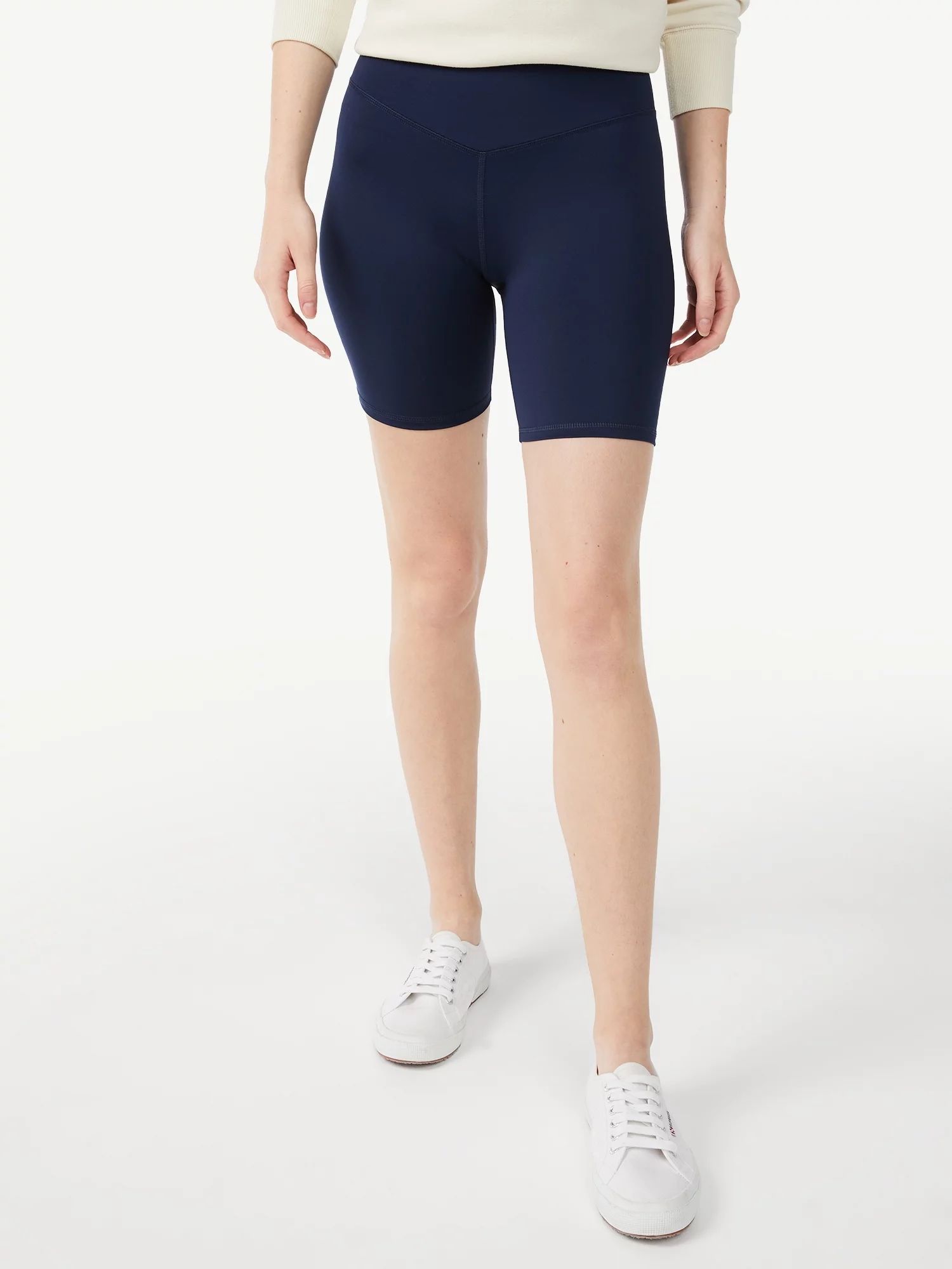 Free Assembly Women's High Waisted Bike Shorts - Walmart.com | Walmart (US)