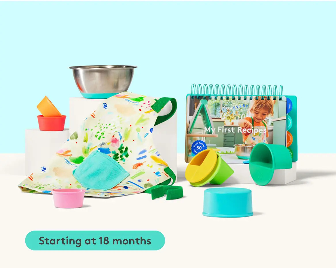 Toddler Food Prep Mini Kit | Pretend Play Toys for 18+ Months Old | Lovevery | LOVEVERY