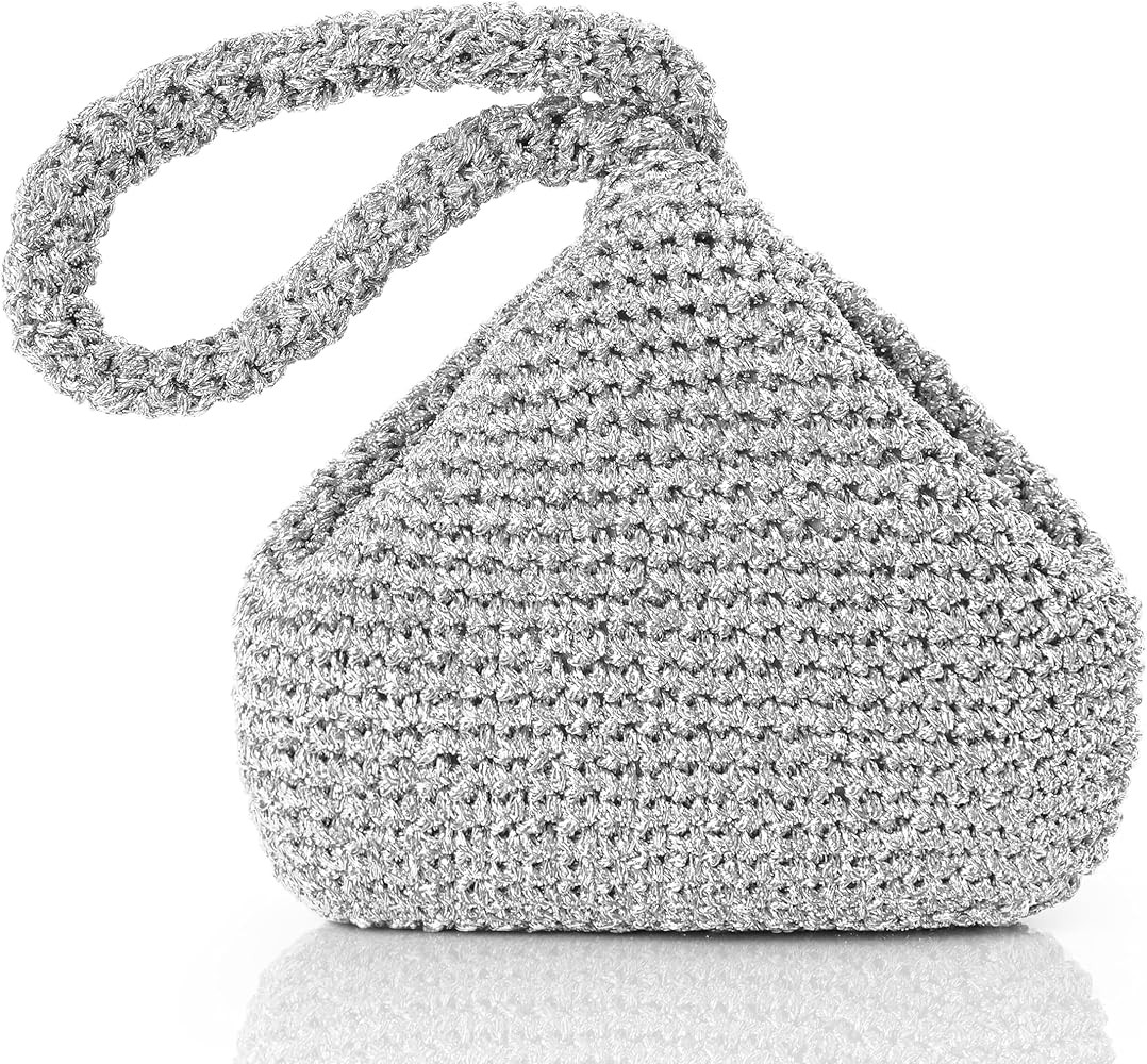 BABEYOND Women's Rhinestone Clutch Evening Bags Sparkly Glitter Triangle Purse for 1920s Party Pr... | Amazon (US)