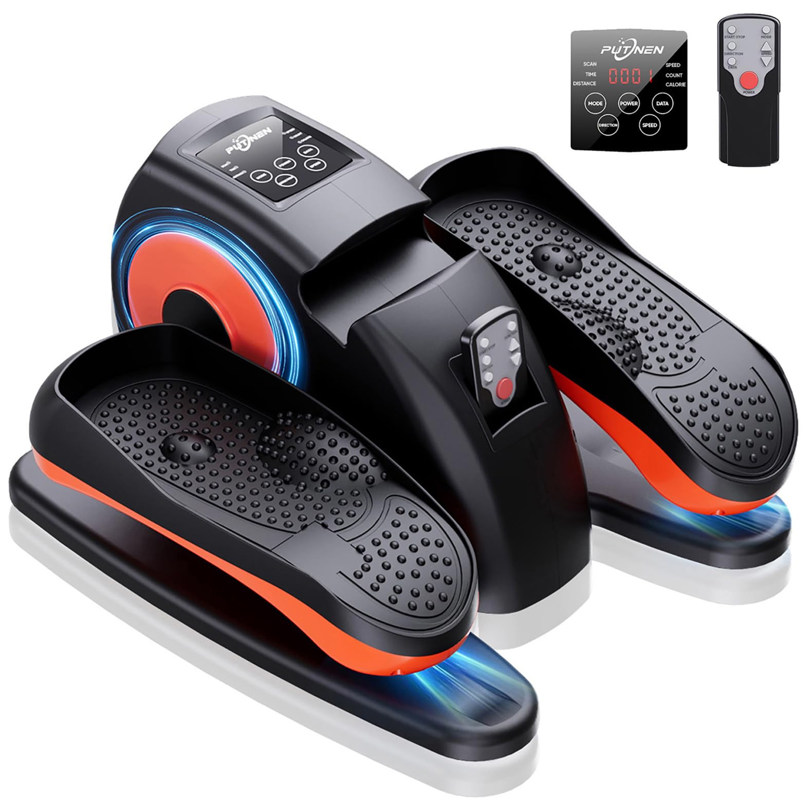 Putnen Under Desk Elliptical Machine, Electric Elliptical Leg Exerciser for Seniors with 12 Adjus... | Amazon (US)