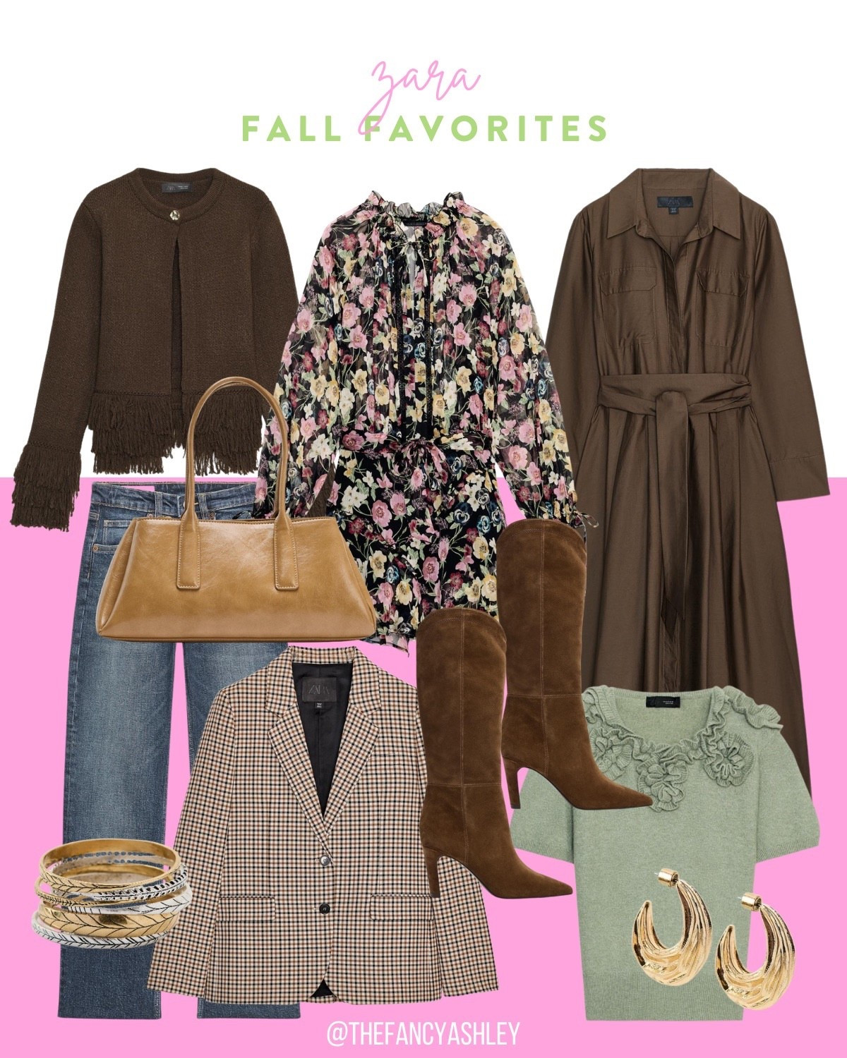 Zara fall favorites! I've been loving all the cute fall finds at Zara lately - love the price point even more. Perfect selection of fab fall finds this season, rounded up a few faves. LOVE the floral print mini, dress, blazer, boots, and fringe cardigan - so good!

#LTKSeasonal #LTKStyleTip