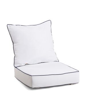 2pc Indoor Outdoor Deep Seat Cushion Set | Throw Pillows | Marshalls | Marshalls