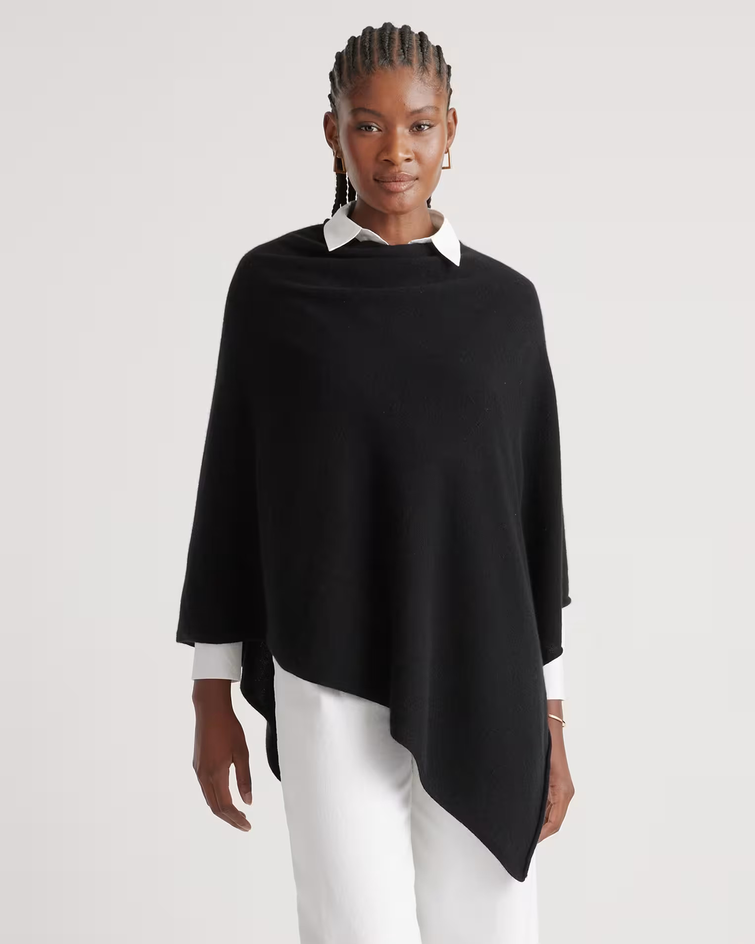 Mongolian Cashmere Poncho | Quince