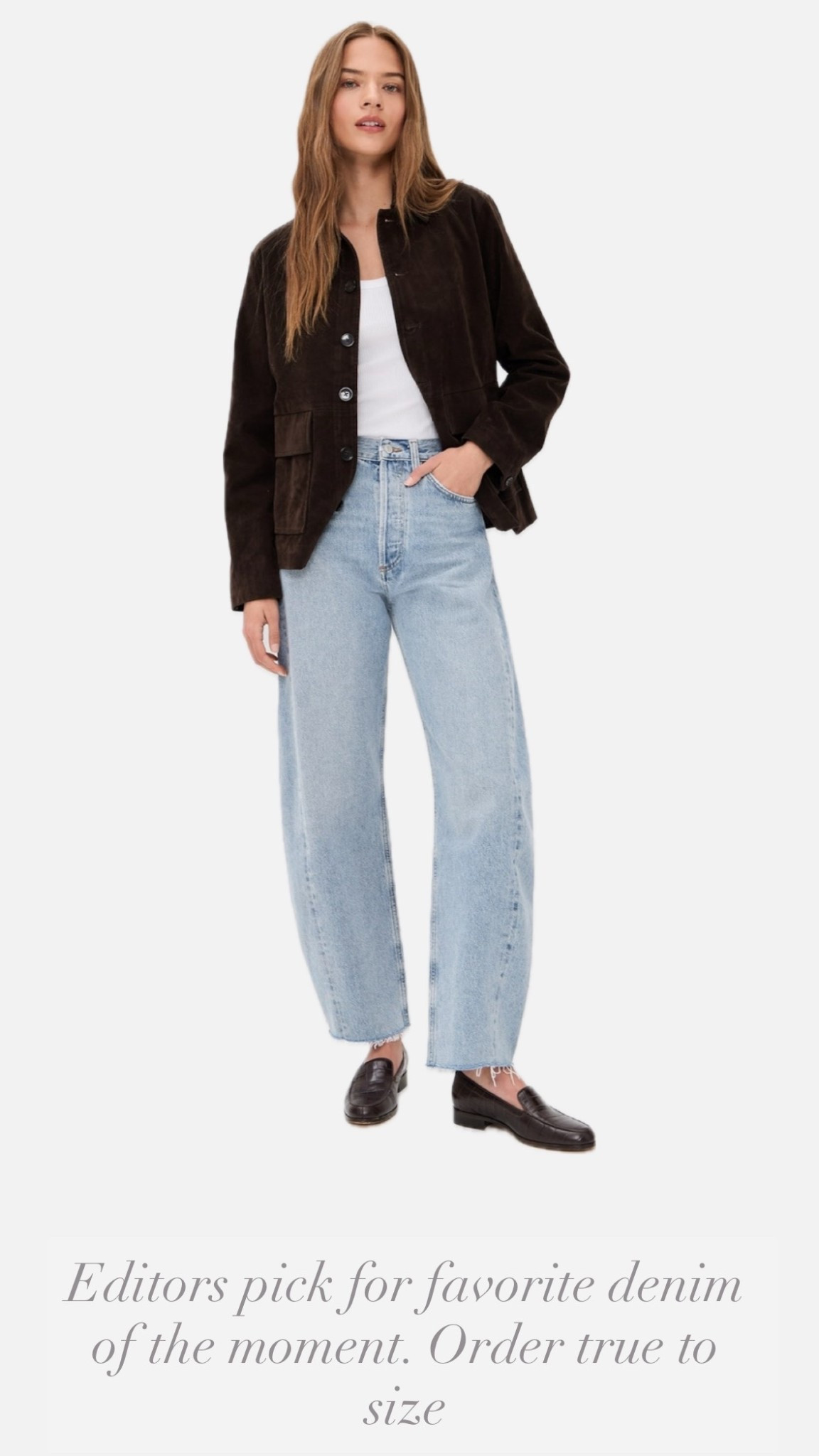 Editors pick for Favorite denim of the moment — daily edit cover from Found by Em