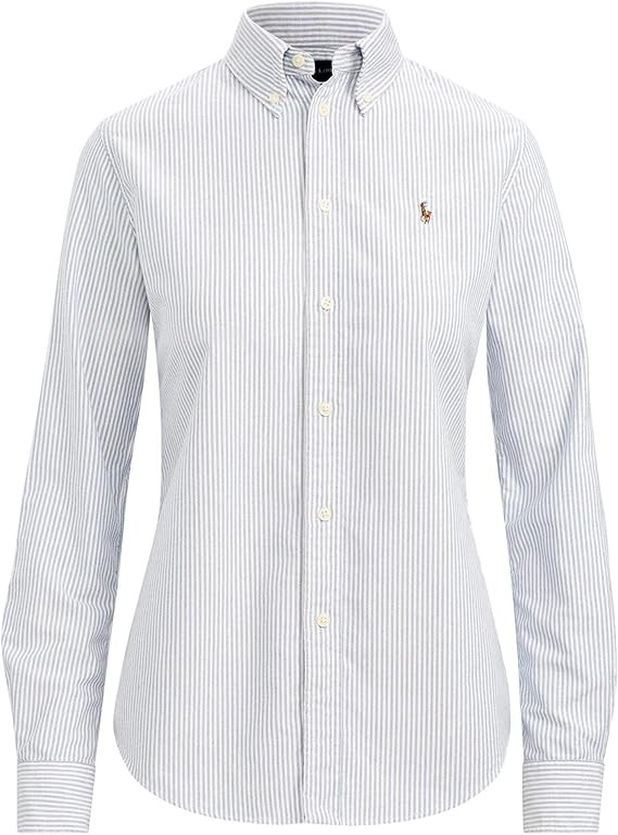 POLO RALPH LAUREN Women's Oxford Classic Fit Button Down Shirt | Amazon (US)