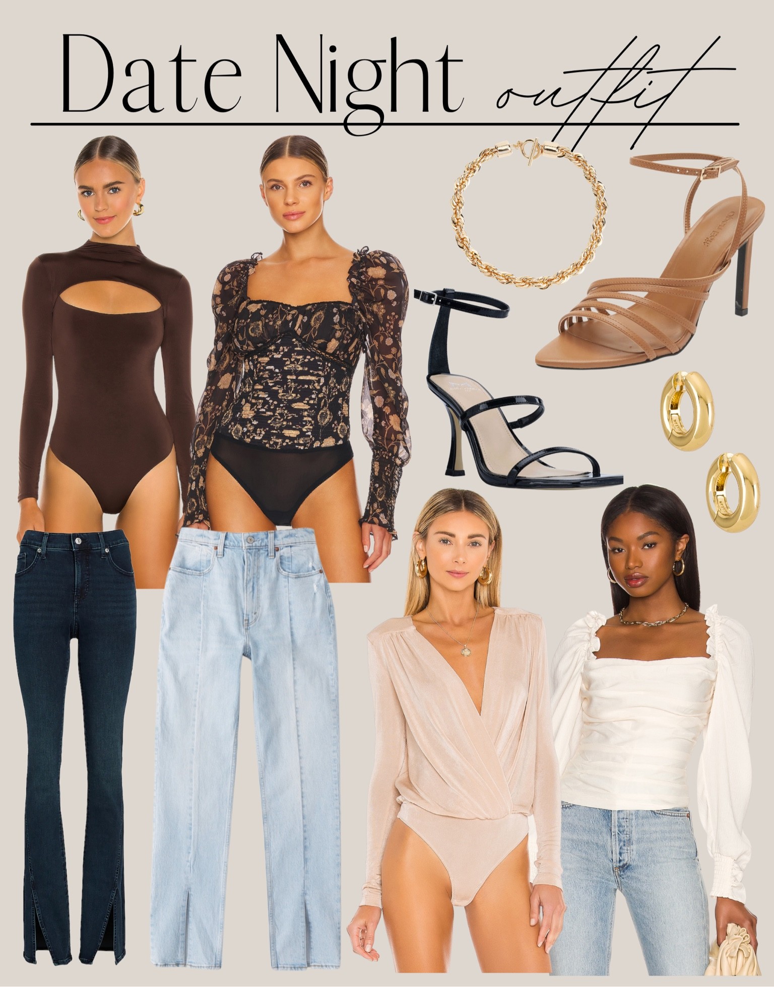 Date night outfit, statement top, sandals, neutral outfit

#LTKSeasonal #LTKstyletip #LTKsalealert