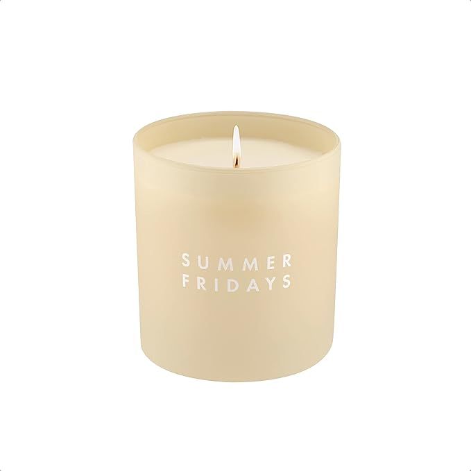 Summer Fridays Soft Vanilla Candle - Relaxing, Fragrant, Vegan Wax Candle - Blend of Vanilla Crea... | Amazon (US)