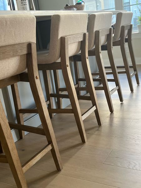 All stools in ✨ Nathan James for the designer look on a budget win 🏆 #kitchenfinds #kitchendecor