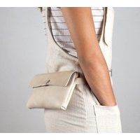 Leather Brown Beige Belt Bag Women, Fanny Pack, Leather Pocket Bag, Small Belt Bum Hip Minimalist | Etsy (US)