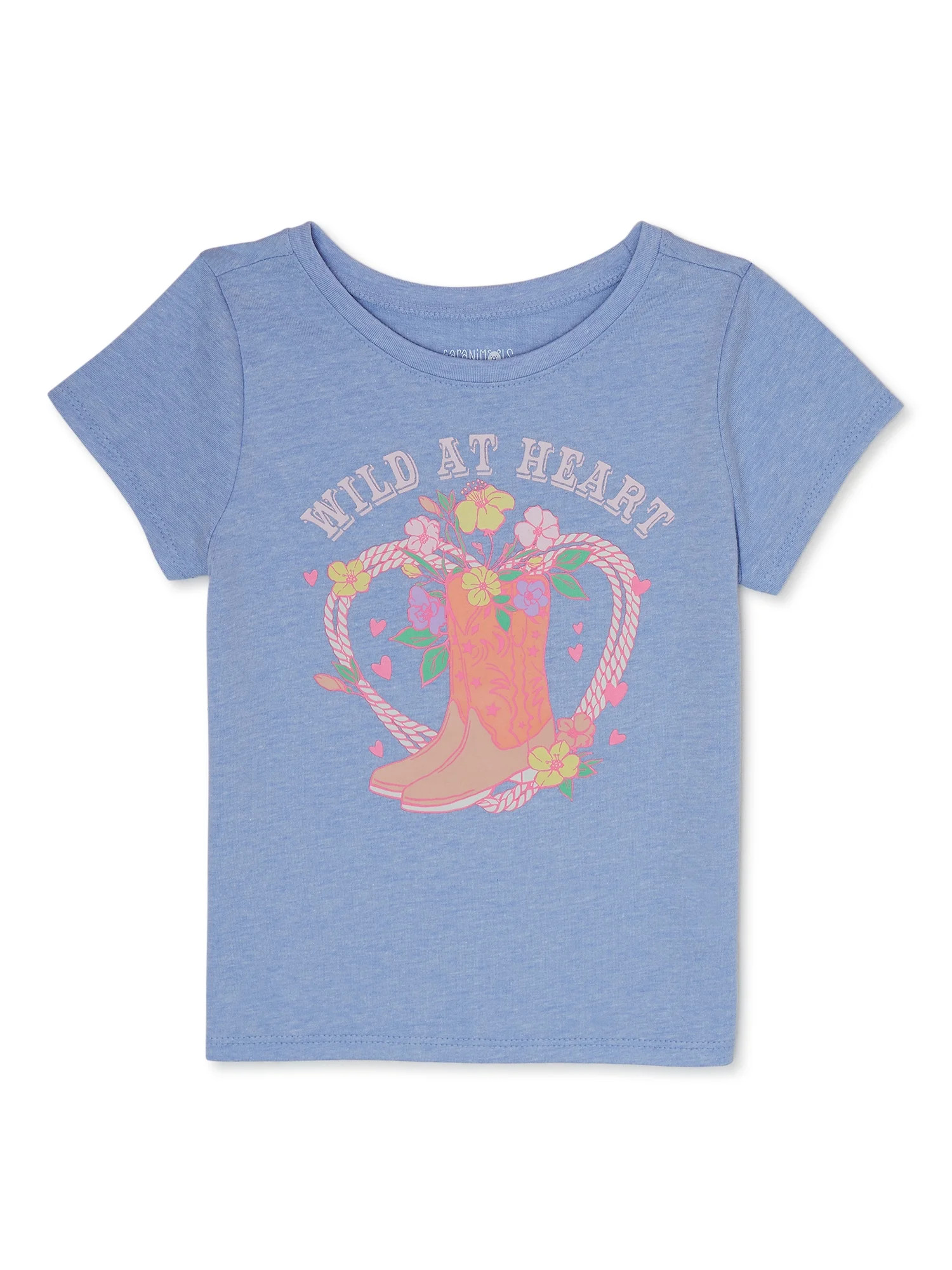 Garanimals Toddler Girl Short Sleeve Graphic T-Shirt, Sizes 18M-5T - Walmart.com | Walmart (US)