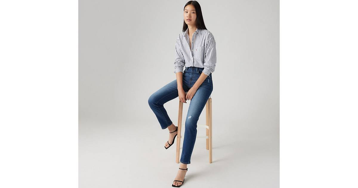 724 High Rise Straight Women's Jeans - Dark Wash | Levi's® US | Levi's US