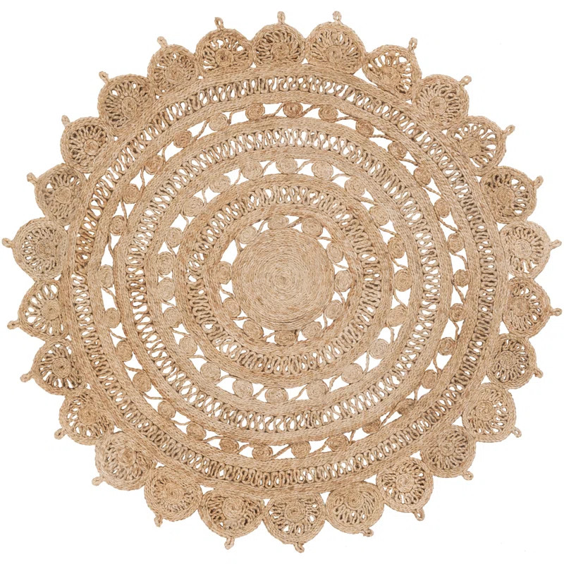 Timms Handwoven Flatweave Camel Area Rug | Wayfair North America