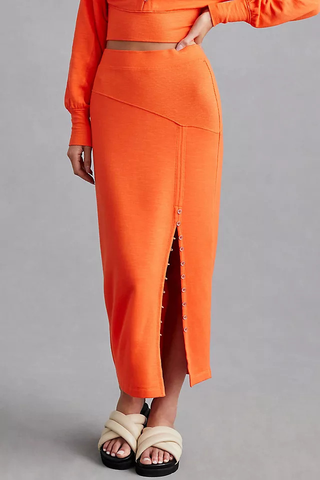Daily Practice by Anthropologie Side-Button Skirt | Anthropologie (US)