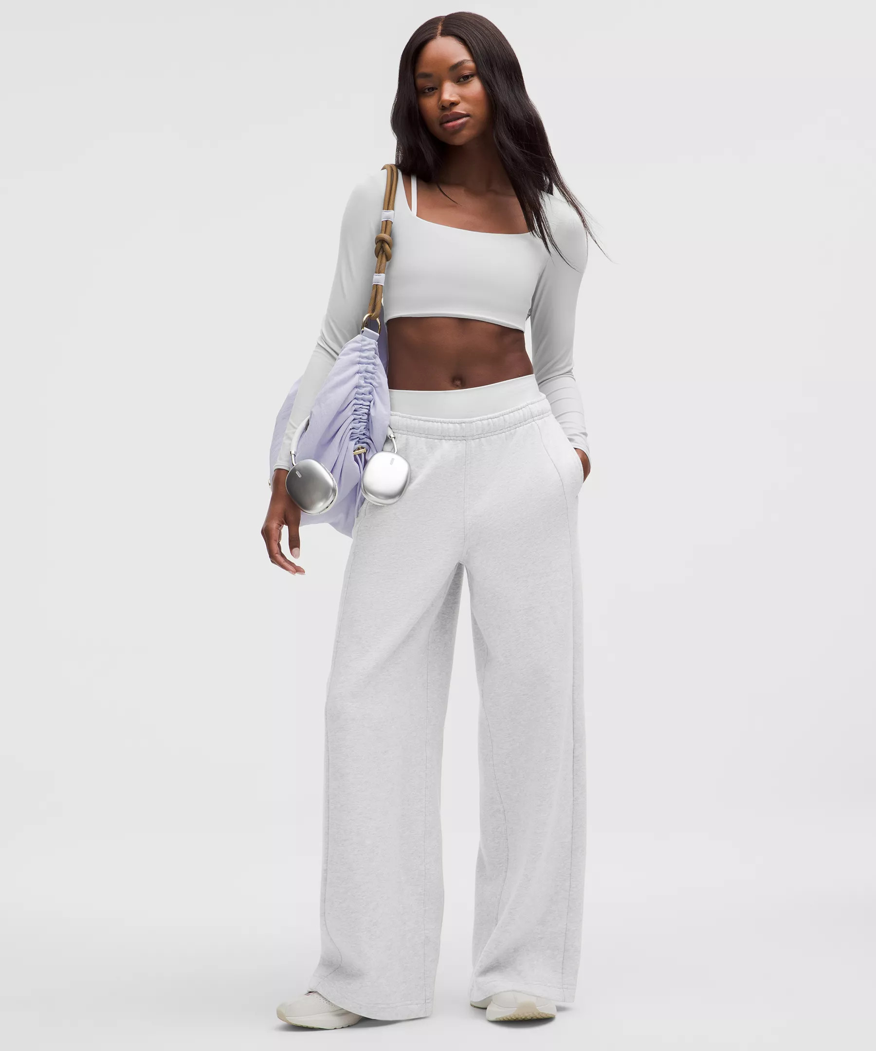 Scuba Mid-Rise Wide-Leg Pant Gathered Waistband *Regular | Women's Sweatpants | lululemon | Lululemon (US)