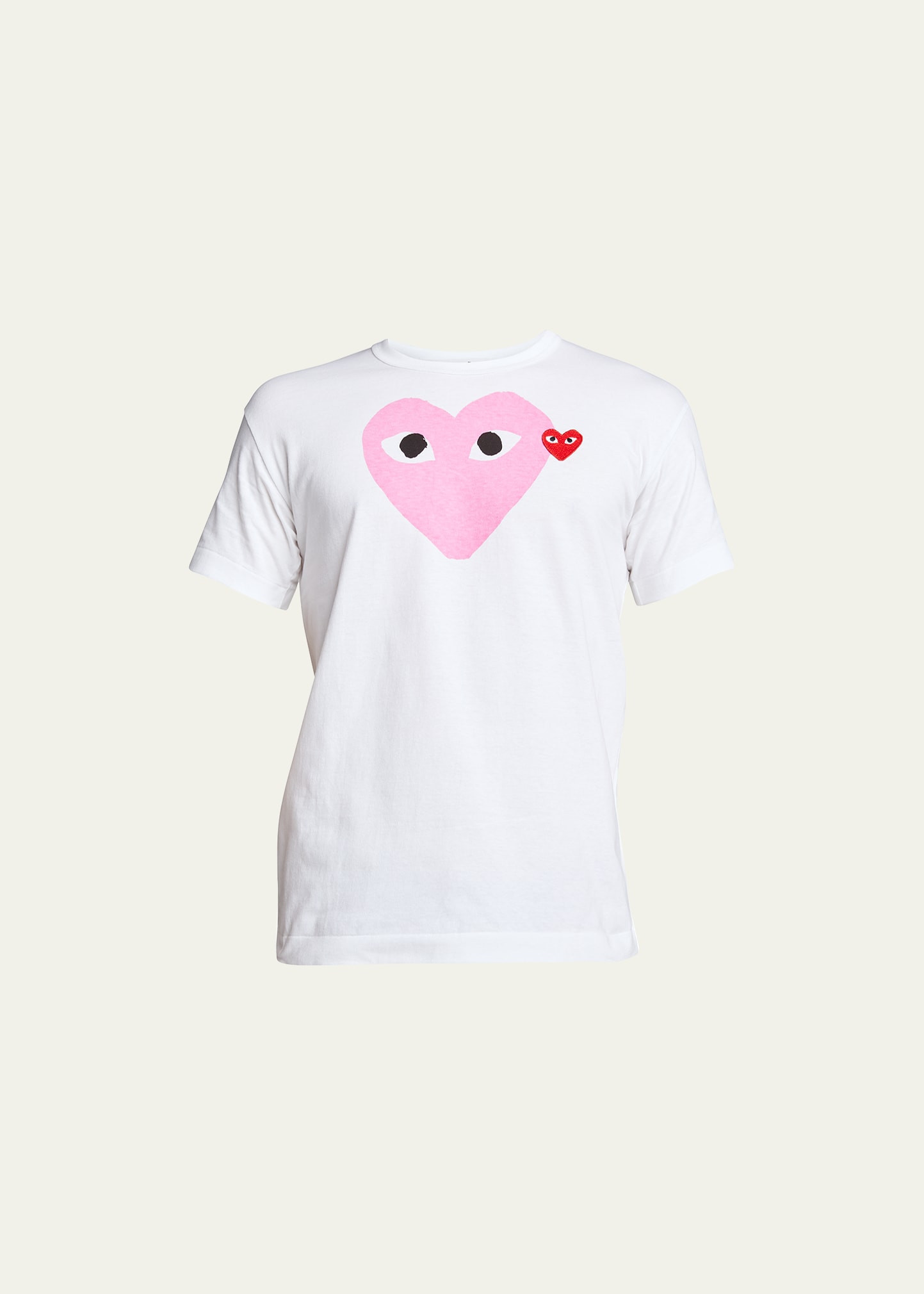 Comme des Garcons Men's Colored Heart Graphic T-Shirt | Bergdorf Goodman