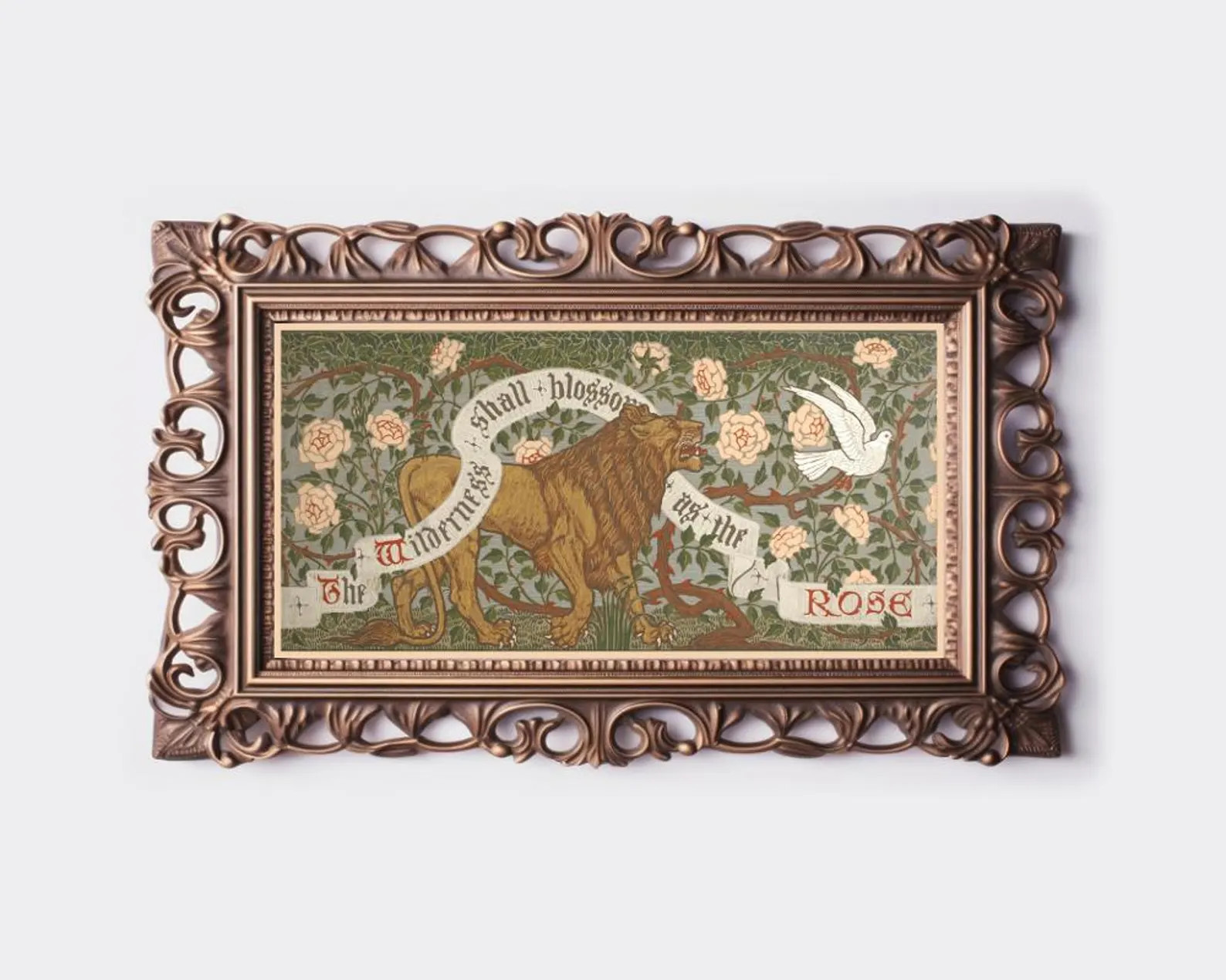 The Wilderness Shall Blossom as the Rose, Art nouveau painting, Walter Crane design, Arts and Cra... | Etsy (Global)
