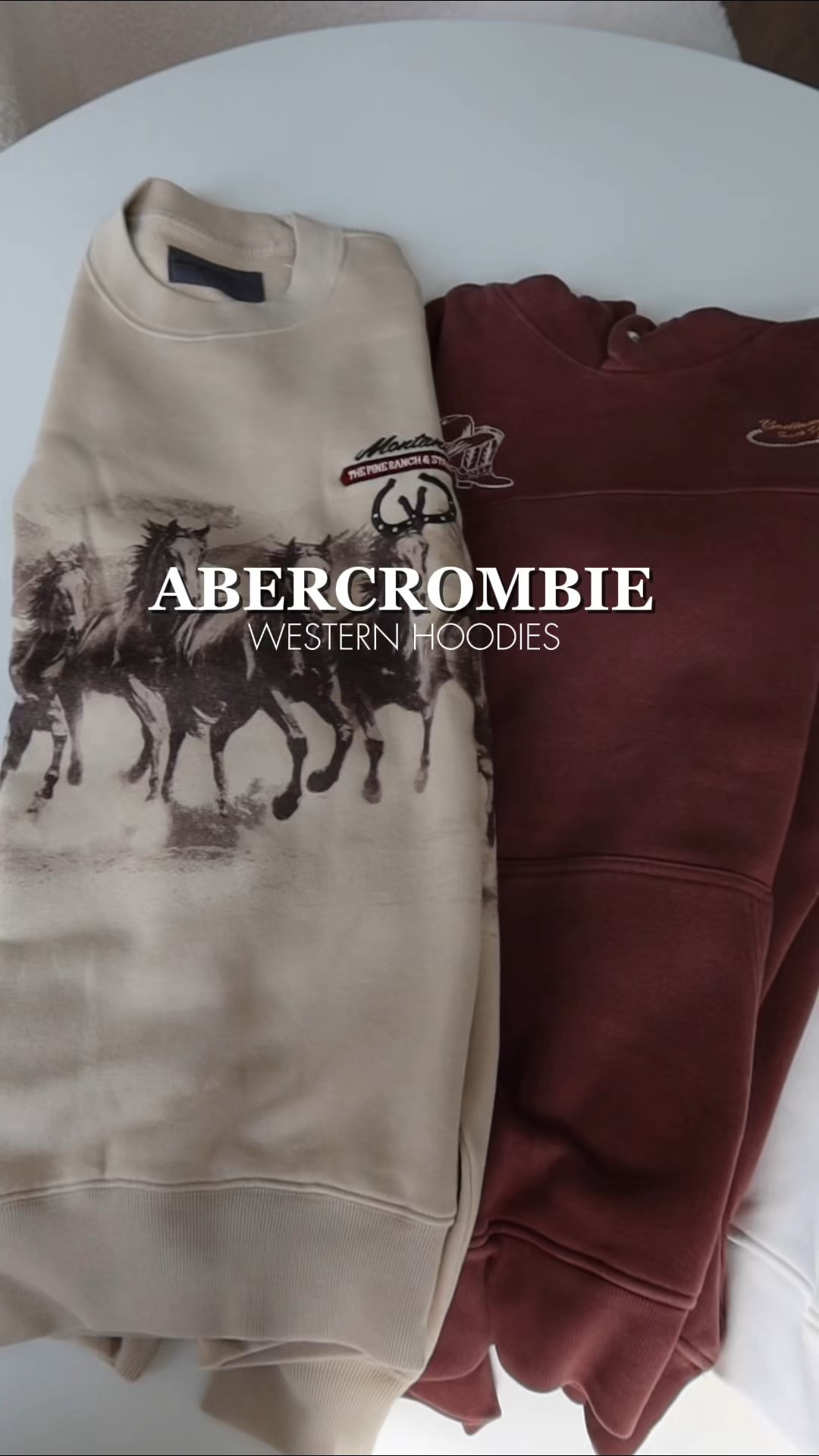 Western hoodies from abercrombies new arrivals. Huge fan of these. Per usual they fit true to size 

#LTKFindsUnder100 #LTKStyleTip #LTKMens