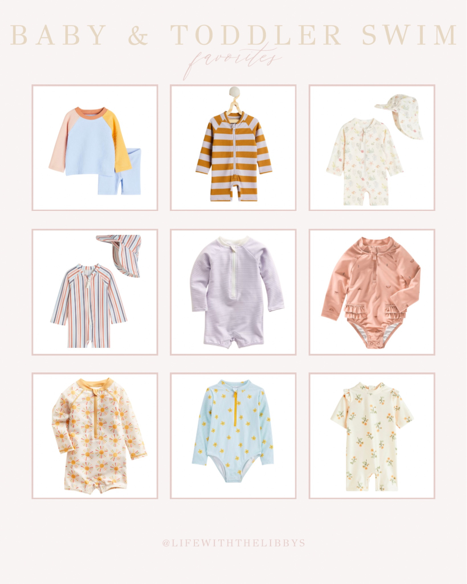 Toddler & baby swim for spring & summer. 

#LTKunder50 #LTKkids #LTKswim