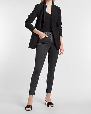 Supersoft Twill Boyfriend Blazer | Express