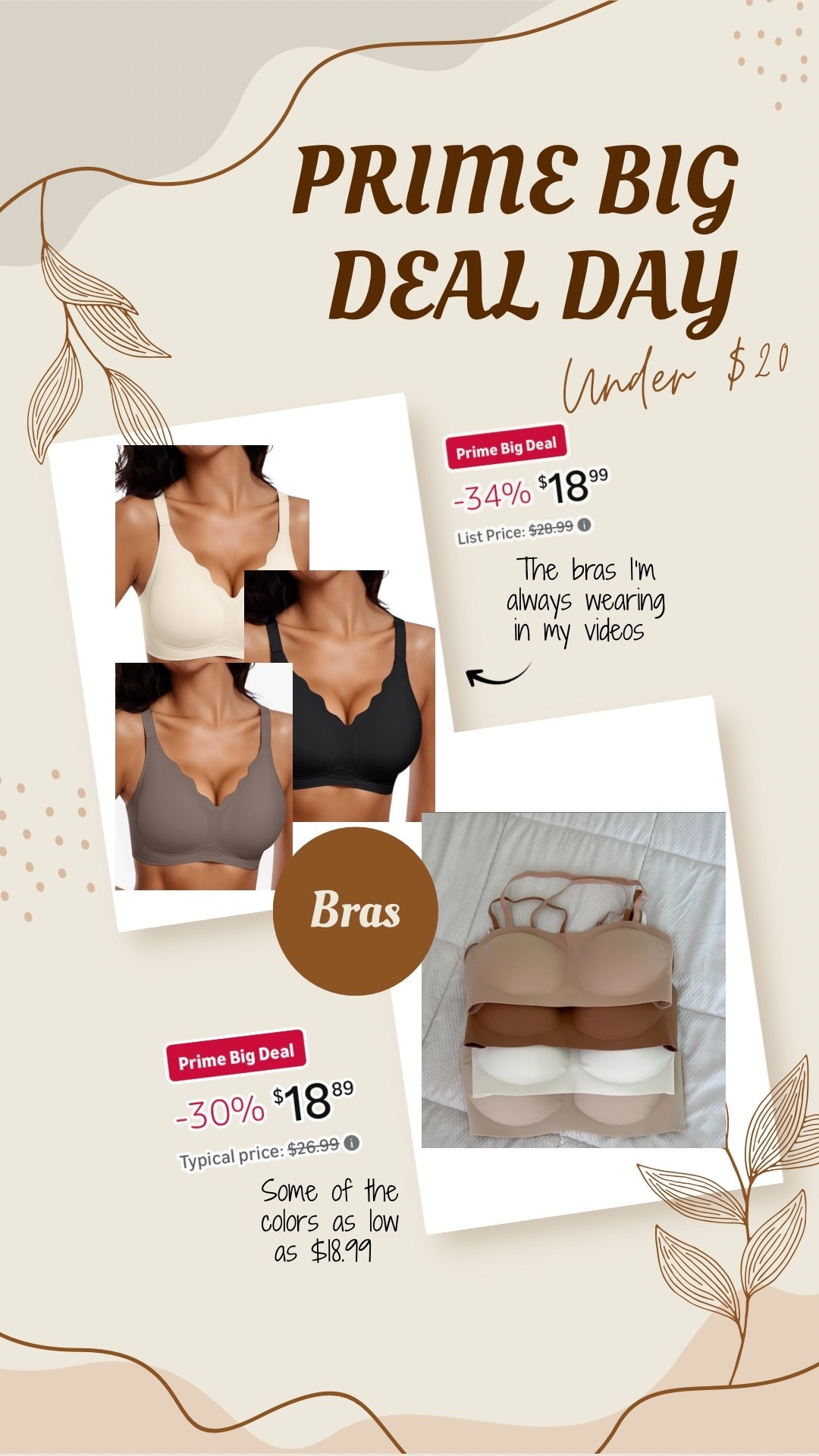 Some of my favorite bras on Amazon prime big deal day!

#LTKSaleAlert #LTKStyleTip #LTKFindsUnder50