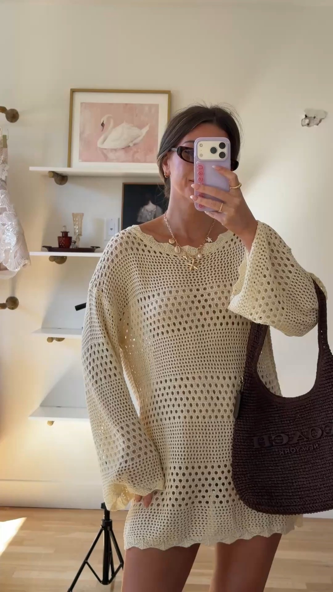 ivory crochet mini with an open knit pattern and long sleeves cupshe fall vacation dress for every girl use ‘chic’ for 15% off sitewide on orders $70+ and 20% off sitewide on orders $135+ 🍂

I’m 5’4” & wearing my usual smalls/2

revolve code: tulip

fall trip, fall dresses, autumn dresses, fall vacation, winter vacation, fall wedding guest dresses, wedding guest dresses, cocktail dresses, semi-formal dresses, black tie wedding guest dresses, destination wedding guest dresses, garden party dresses, wedding guest outfit ideas, fall dresses, autumn dress, bridal shower, babydoll dress, long sleeve dress

#LTKSeasonal #LTKootd #LTKTravel