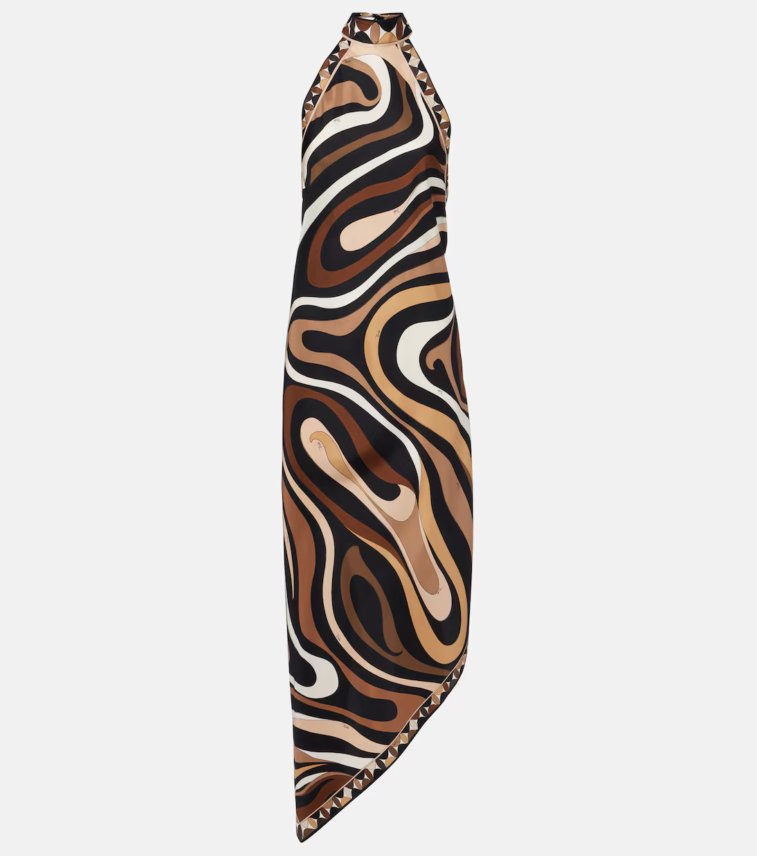 Marmo halterneck silk satin midi dress | Mytheresa (US/CA)