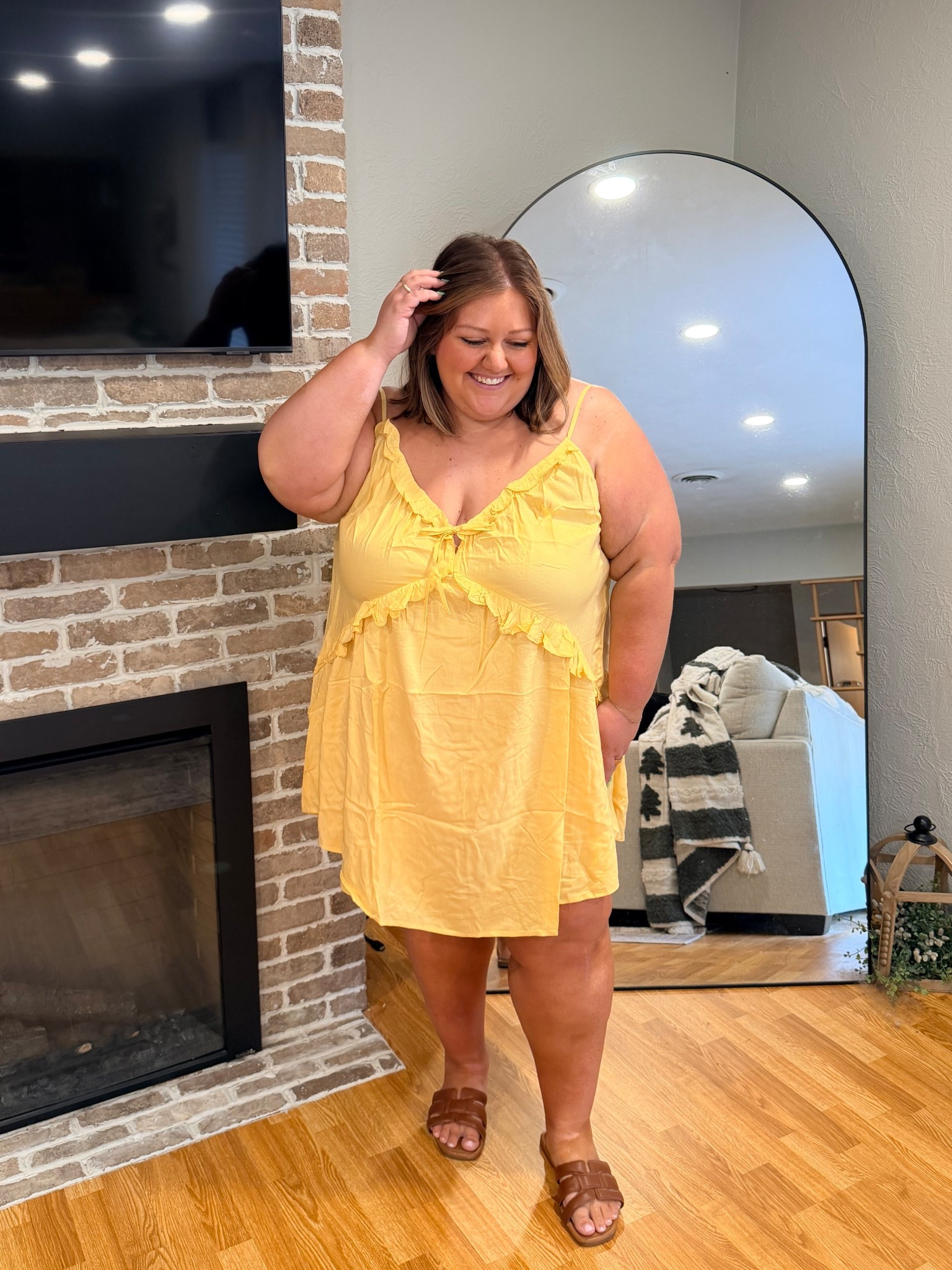 this lightweight dress is perfect for a hot day or even a swimsuit coverup!💛 

Dress - 3X
Sandals - 10W

#LTKPlusSize #LTKootd #LTKSeasonal