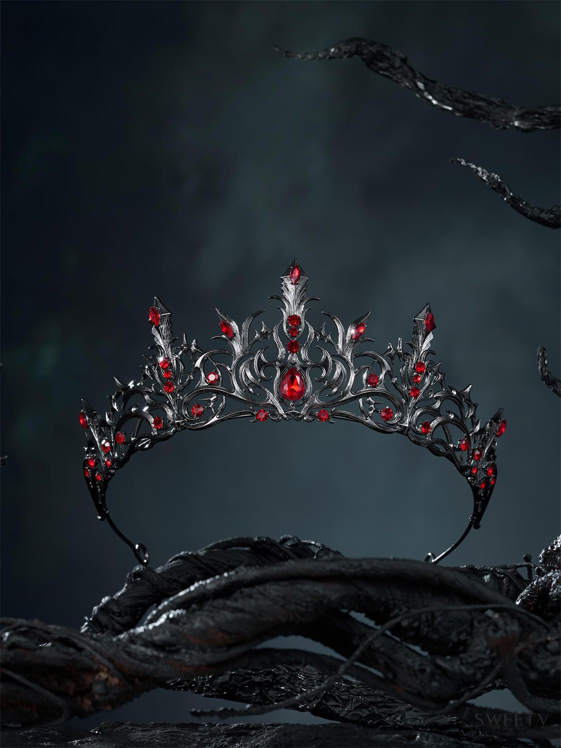 SV Midnight Vine Halloween Tiara Gothic | Sweetv | SWEETV