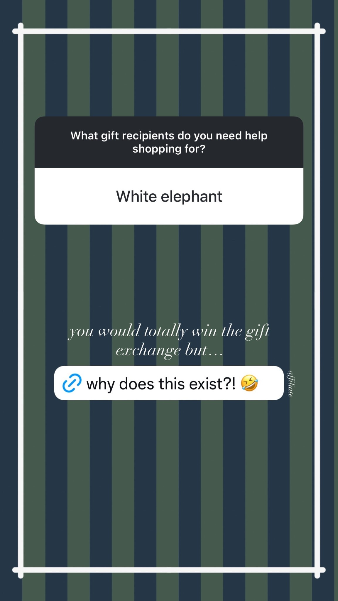 you would totally win the gift exchange but...

#LTKHoliday #LTKGiftGuide