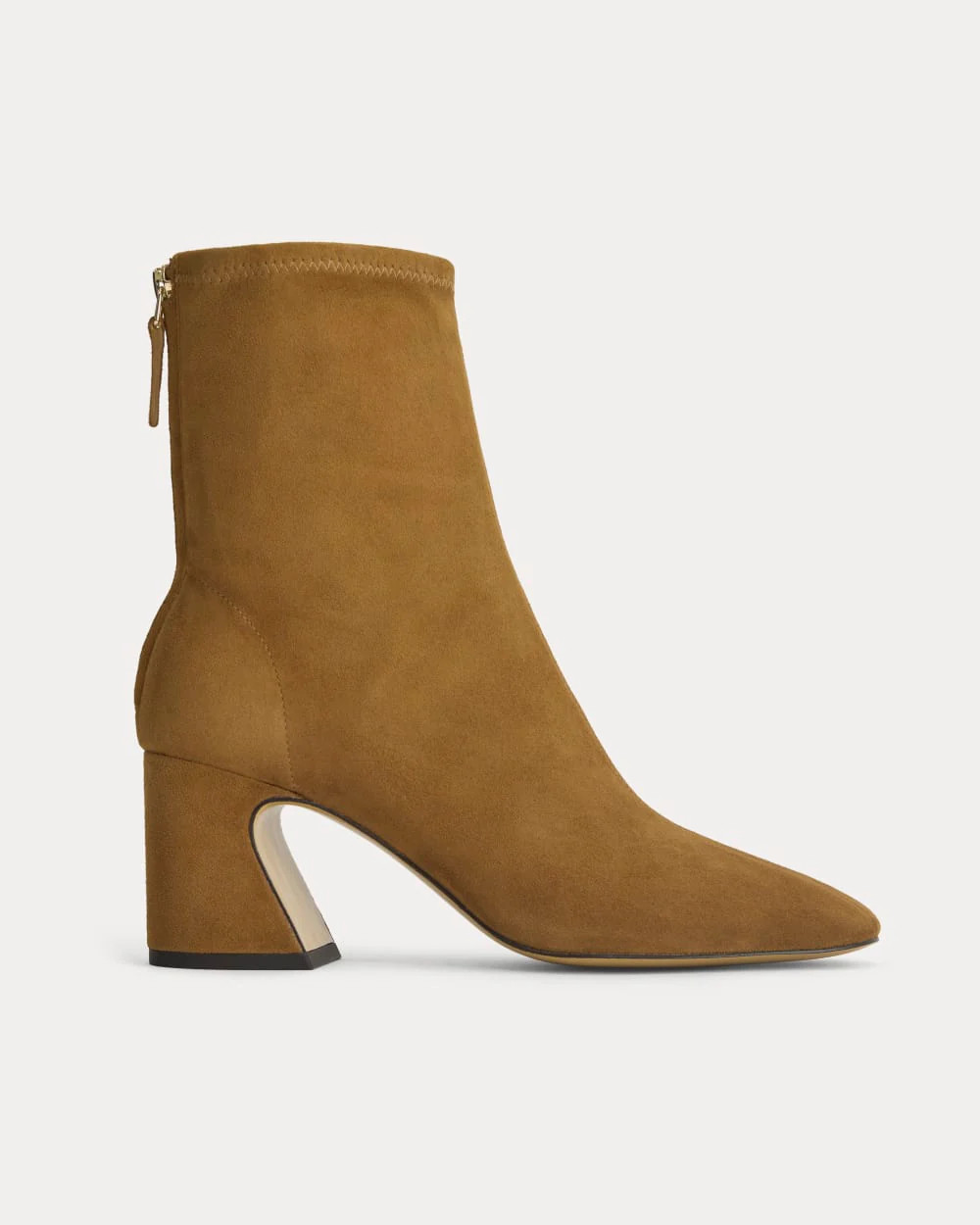 Leather Curved-Heel Boot | Russet | Everlane