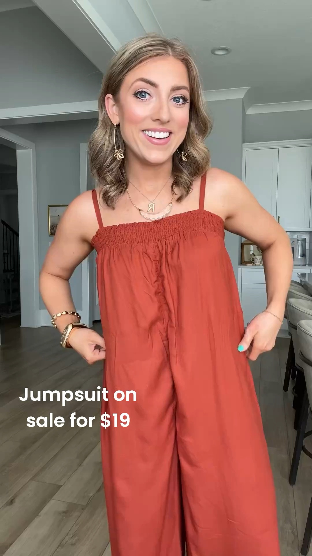 This jumpsuit is a DREAM 🤎 flowy, lightweight, and so flattering with the relaxed fit. I added a belt + denim jacket to give it shape and make it feel more styled. Perfect for travel, dinners, or everyday wear and yes… it’s on sale for $19! 👏🏻

#oldnavystyle #jumpsuitstyle #springoutfits #casualchic #momstyle #affordablefashion #layeredlook #denimjacketstyle #everydayoutfit #traveloutfit #salefinds

#LTKSaleAlert #LTKPetite #LTKootd