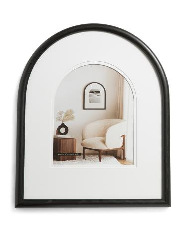 13x16 matted to 8x10 wood arch wall portrait frame | TJ Maxx