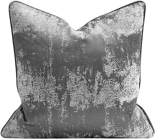 THE-TINOART Silver Grey Throw Pillows Western Super Soft Elegant Modern Splash-Ink Grey Cushion C... | Amazon (US)